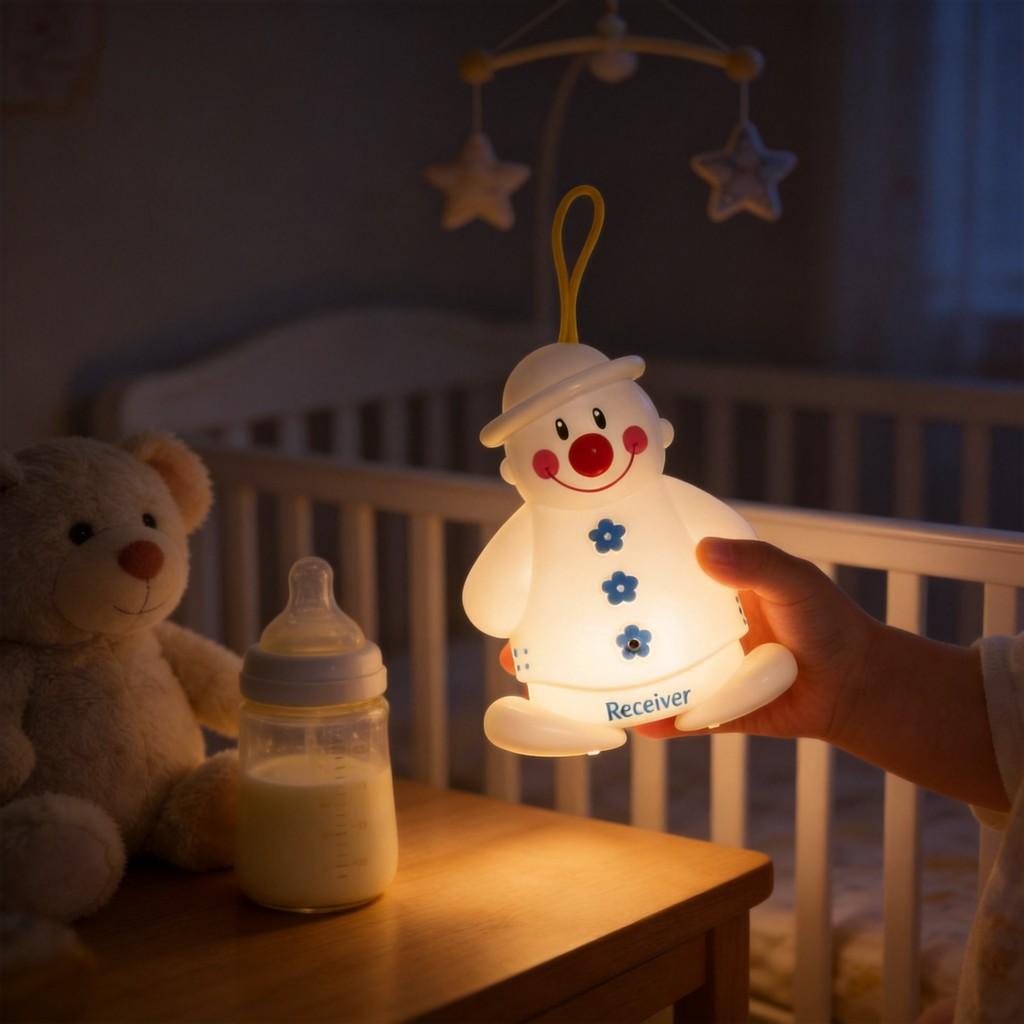 Schneemann Baby Weinalarm Drahtloser Monitor Mit Geräuscherkennung Für Den Heimgebrauch