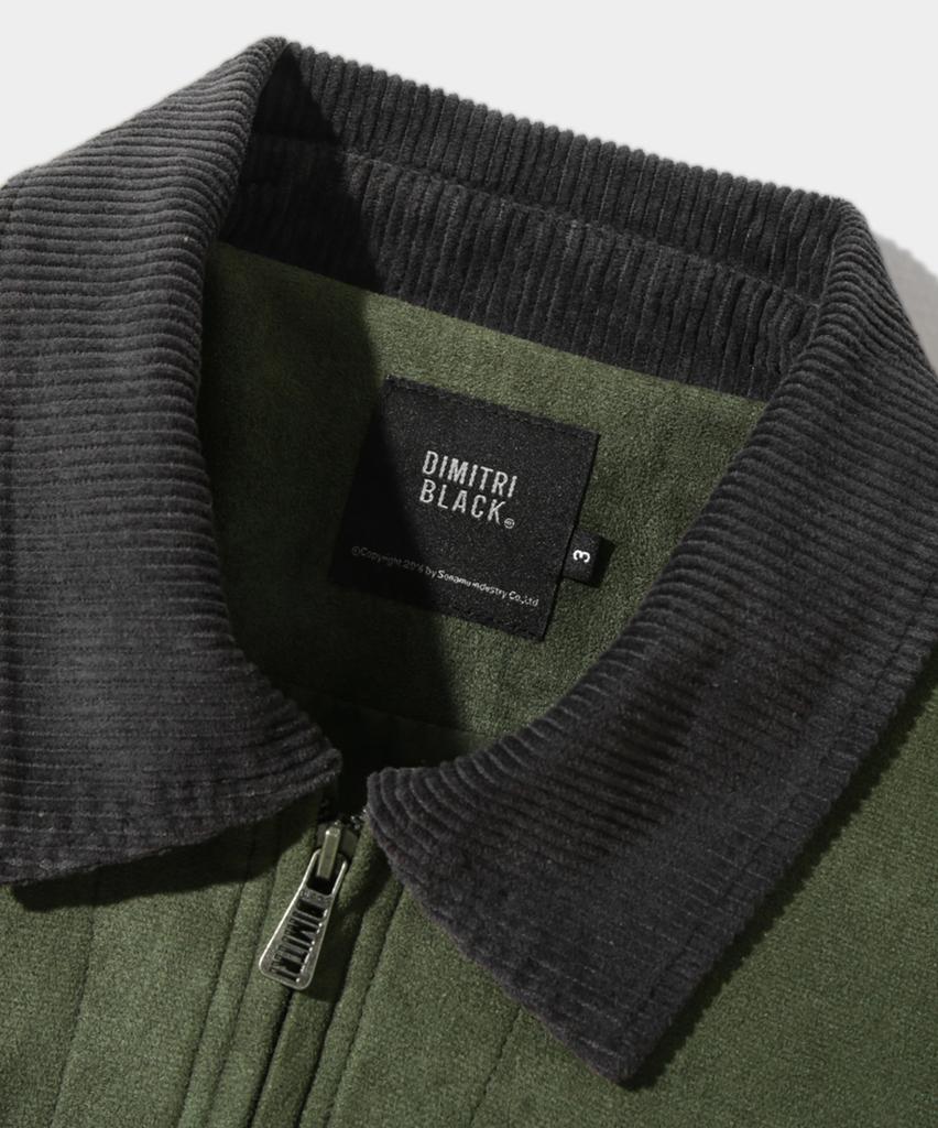 Dimitri Black 2Way Og Essential Detroit Suede Jacket_Olive
