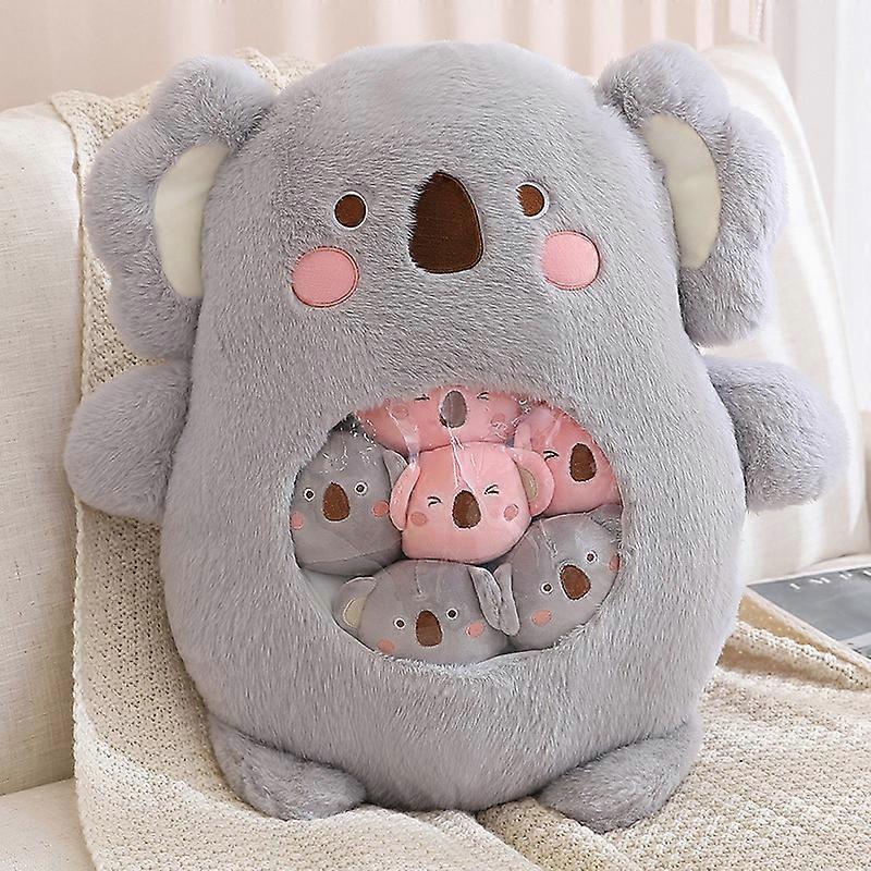Cute Plush Toy Doll Pillow Plush Animal Set Creative Children's Toy (koala)