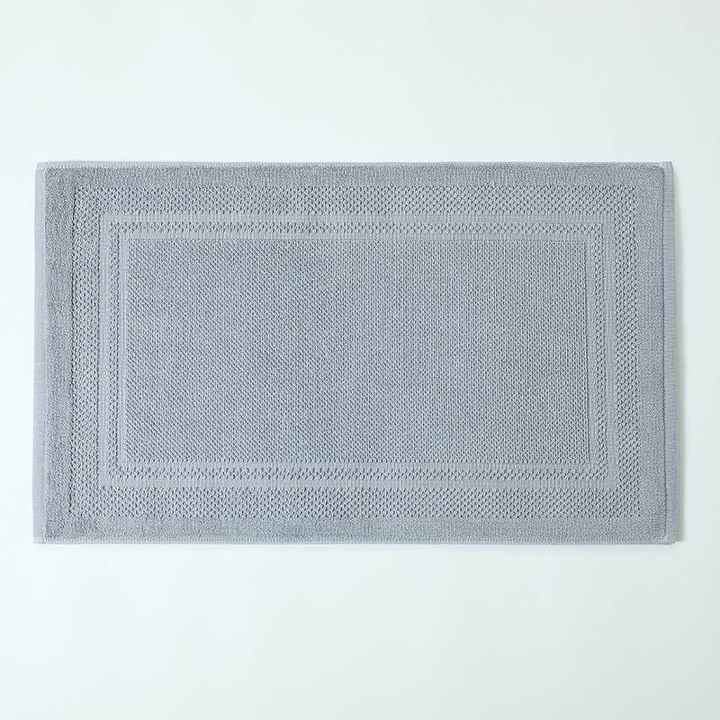 All-Cotton Thickened Non-Slip White Floor Towel for Five-Star Hotels & Homestays