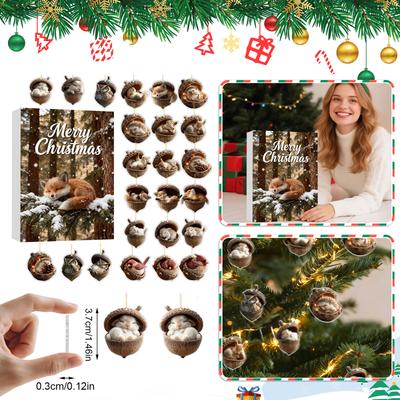 Advent Calendar Contains 24 Gifts, Cute Figures Doll Advent Calendar, Countdown Calendar With Surprise Toys, Collectible Figures Gift For Kids