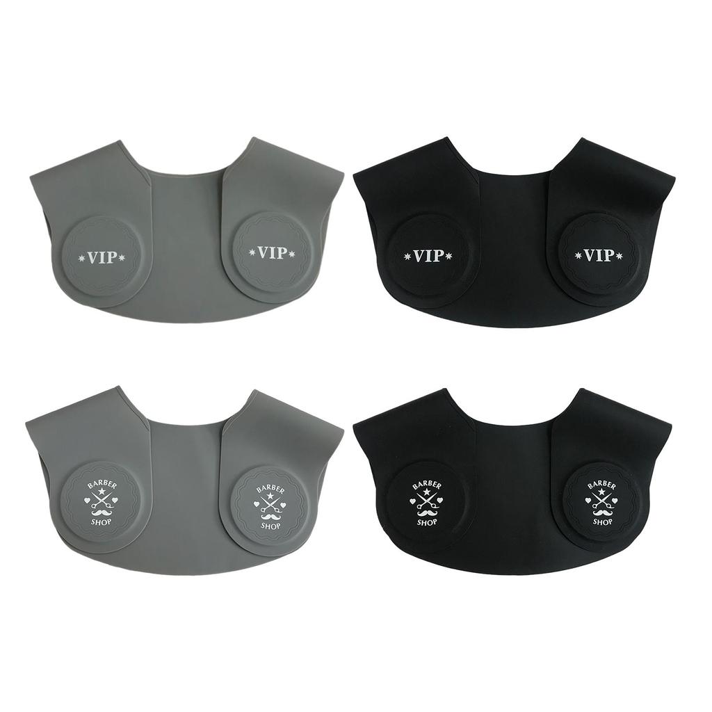 Hair Cutting Collar Styling Tool Accs Shaving Protective Thickened Neck Hair Guide Haircut Waterproof Cape Neck Shield Silicone