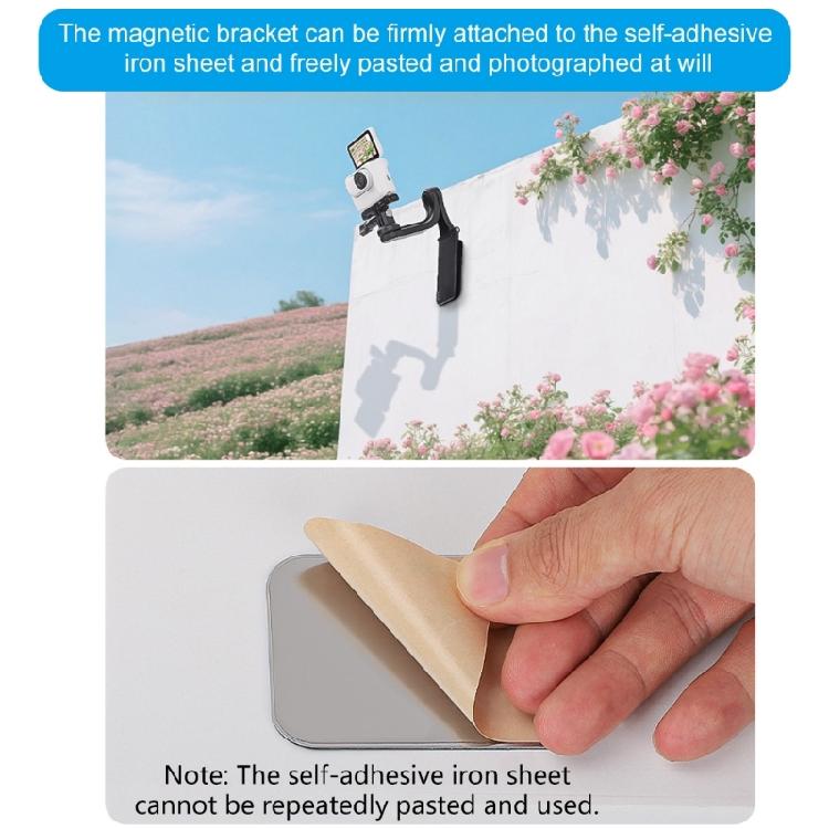 Portable Magnetic Camera Support Quick Release Rotatable Stand Bracket For Action 5/Pocket 3 Action Camera Accessories