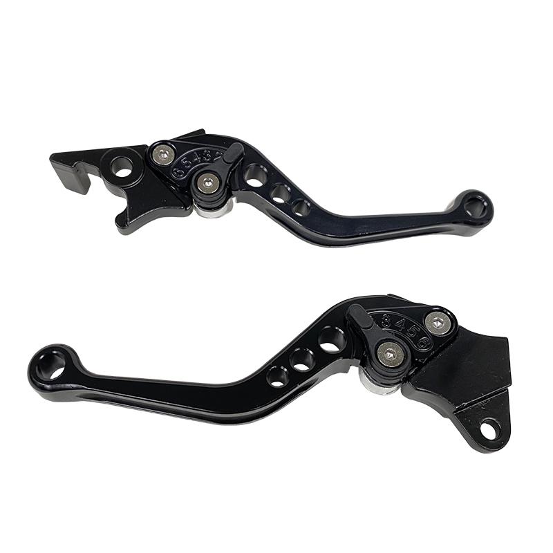 Universal Motorcycle Clutch Brake Levers Motorcycle Accessories Modified Horn Adjustable Hand Drum Lever GY6 Modification CNC Throttles 2