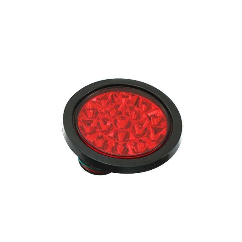 24V Car Tail Light Round Universal LED Signal lamp Truck Side Lights Trailer Night Driving Safety Warning Light Accessories