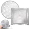 Universal 304 Stainless Steel Round Floor Drains Replace Cover Plate Anti-clogging Shower Drains Hair Catcher Bathroom Fixture