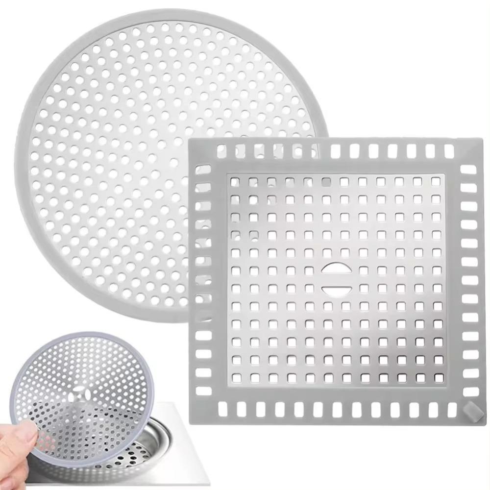Universal 304 Stainless Steel Round Floor Drains Replace Cover Plate Anti-clogging Shower Drains Hair Catcher Bathroom Fixture