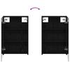 Bathroom Cabinet Set 3 Pcs 110 X 10.5 X 60.5 Cm Particleboard