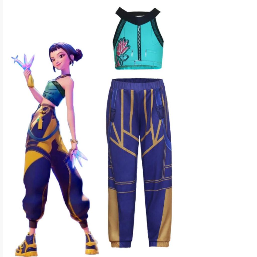 2025 Zoey Mira Rumi Stampa 3D Costume Cosplay Halloween Carnevale K-Pop Cacciatori Gruppo di Ragazze Idol Gioco di Ruolo Vestito di Travestimento