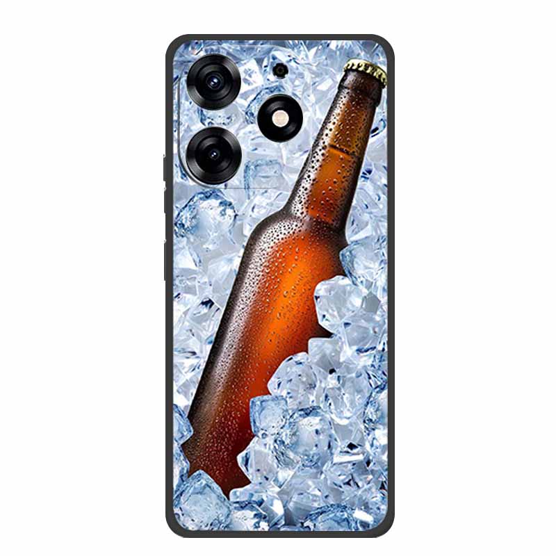 Phone Case For Blackview Shark 9 Case Black Silicone Soft Coque Funda For Blackview Shark 9 Back Cover Case Shark9 6.67" Shell