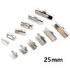 30pcs Stainless Steel Drop Extender Chain Pendant End Spacer Caps End Crimp Crod Bukle Tip Clasp DIY Jewelry Making Accessories