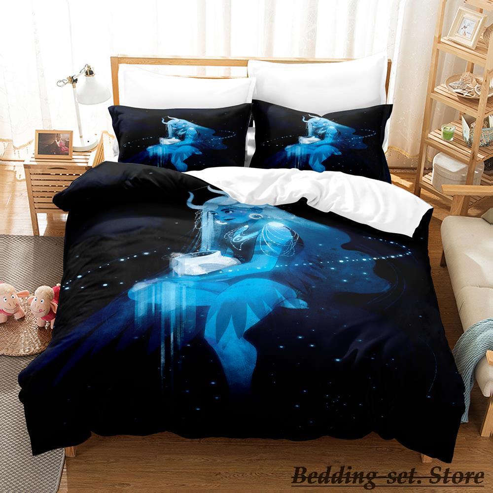 2023 Egypt Bedding Set Single Twin Full Queen King Size Bed Set Adult Kid Bedroom Duvetcover Sets Anime Parure De Lit Bed