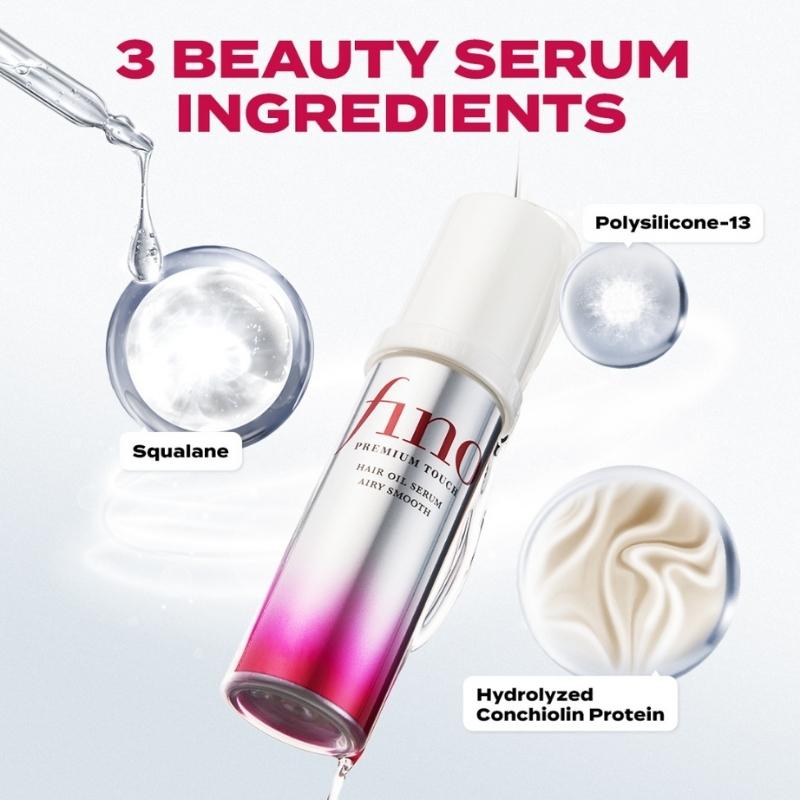 FINO Premium Touch Hair Oil Serum Airy Smooth (70ml / 2.37 Fl. Oz)