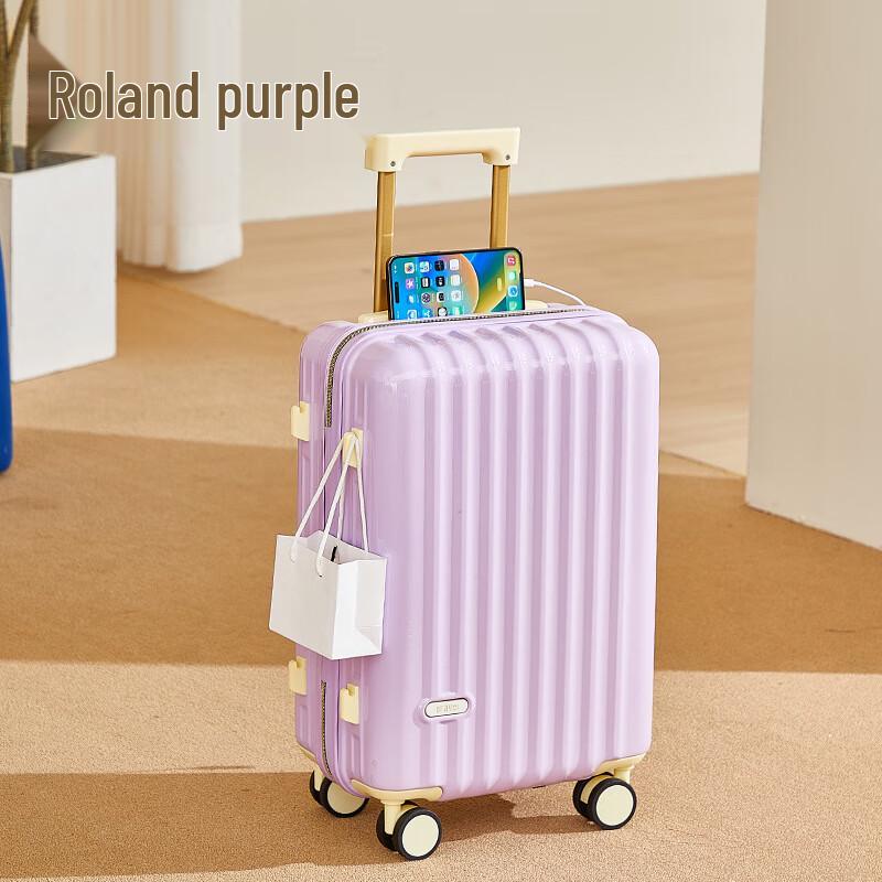Zuoyou Anti-Impact Japanese Style Spinner Suitcase with Combination Lock 20 Inch