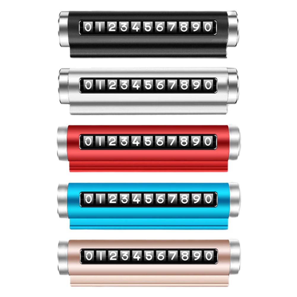 Samochodowa Karta Parkingowa Tymczasowa Cyfrowa Tablica z Numerem Telefonu Komórkowego Dekoracja Wnętrza Samochodu Akcesoria Samochodowe Tymczasowa Tablica Parkingowa z Numerem