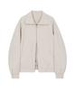 Ironyporno Whiteline 86-Iro255 Curved Blouson Jacket Ivory