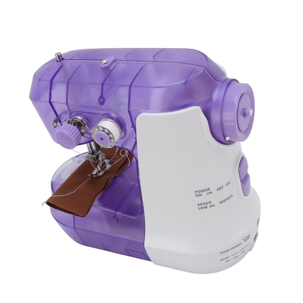 Máquina de coser portátil, totalmente automática, de alta eficiencia, eléctrica, minimáquina de coser para el hogar.