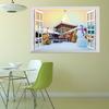 Christmas Window 3D Wall Stickers Personality Home Christmas Decoration Stereo Wall Stickers
