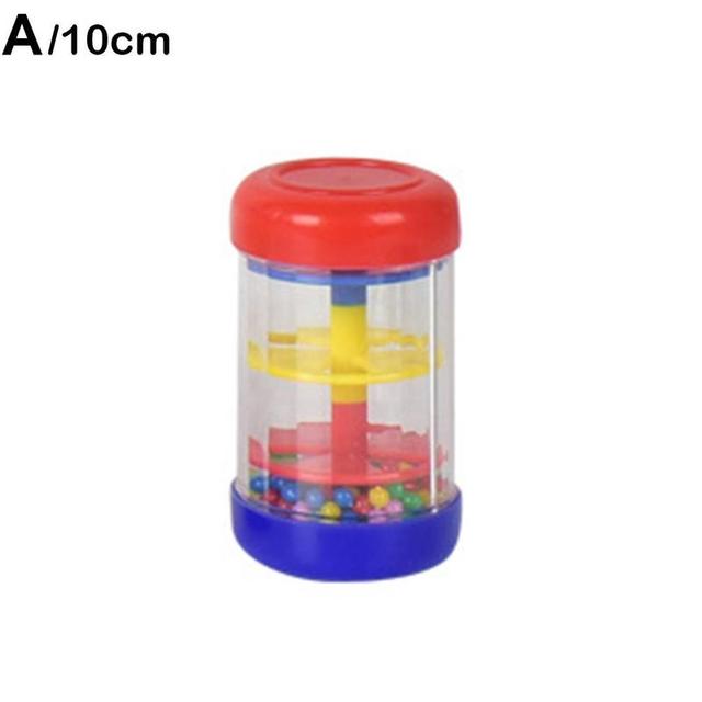 Montessori Baby Regenstock-Hersteller Sanduhr Musik Hand-Schüttelrassel Baby Sensorische Lernspielzeuge Musikinstrument Lustige Geschenke