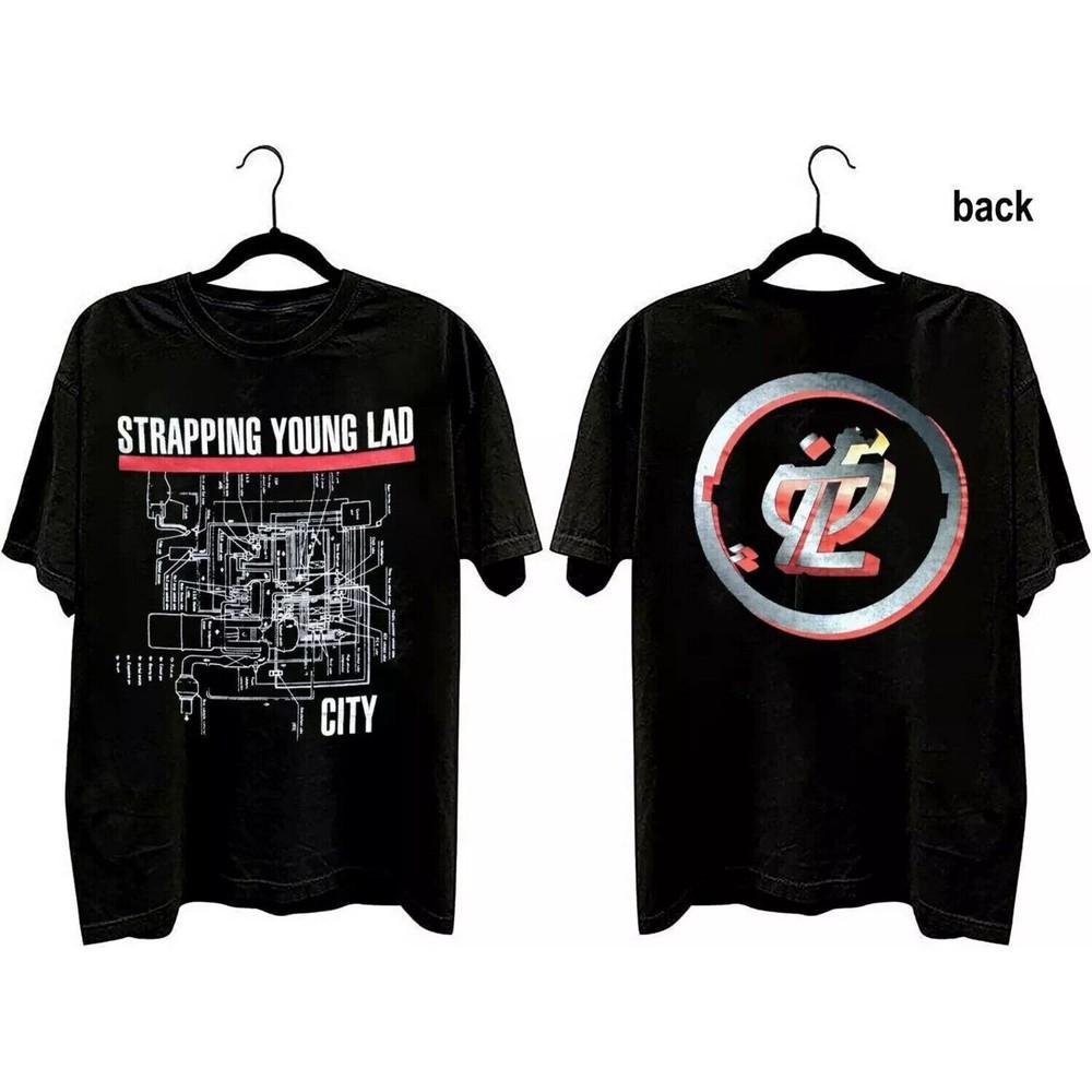 1997 Devin Townsend Strapping Lad T-Shirt Metal Band Tee S-5XL Unisex T-Shirt XXL