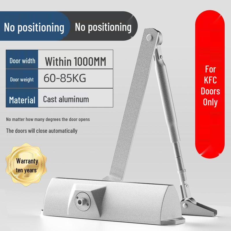 Hydraulic Silent Fire Door Closer - Push-Pull Main Door Buffer Unit