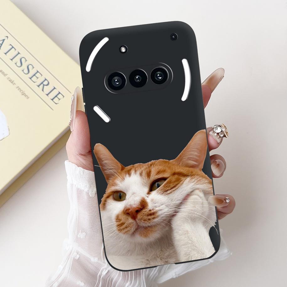 Para Funda Nothing Phone 3A A059 Lindo Dibujo Animado Panda Astronauta Silicona Suave Negro Mate Cubierta Para Nothing Phone3a Pro A059P Fundas