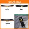 Fashion Leather Belt For Women With Alphabet Buckle For Business And Wear Casual