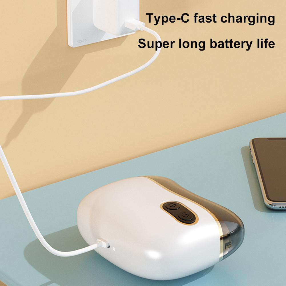 2 In 1 Electric Nail Clipper Automatic Nail Trimmer With Polisher Safe Anti-Pinch Nail Cutter For Adults Kids Baby Manicure Tool