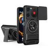 KEYSION Magnetic Phone Case for ZTE nubia Music Slide Camera Protection Upright Kickstand Shockproof Back Cover for Nubia Music