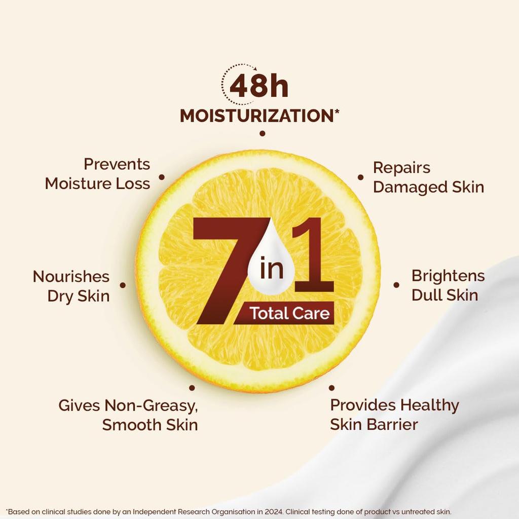 Mamaearth Vitamin C Daily Glow Body Lotion 400ml Pack of 1 For Skin Brightening & Deep Hydration