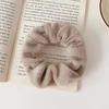 Autumn Winter New Sweet Plush Soft Girls' Women Pompom Hair Ties Elastic Hair Band Ropes Accessories Headwear