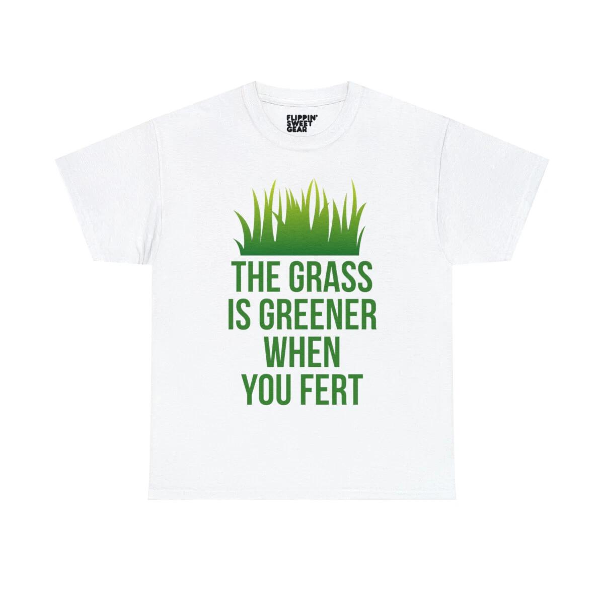 Трава зеленее, когда ты удобряешь Графическая футболка M