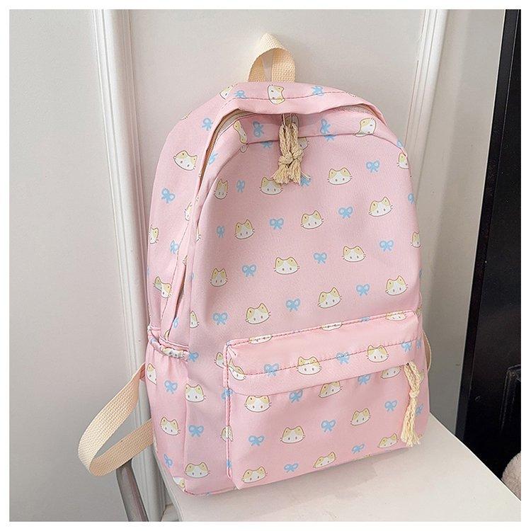 Schoolbag Japanese cute backpack high value girl niche large capacity schoolbag ins junior high school student college backpack
