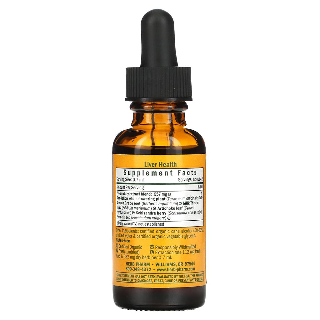 Herb Pharm, Liver Health, 1 fl oz (30 ml)