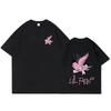 Camiseta Rosa CryBaby del rapero Lil Peep para Hombre Mujer Hip Hop Moda Camiseta de Manga Corta Alta Calidad Oversize Algodón Puro Camiseta Sh...