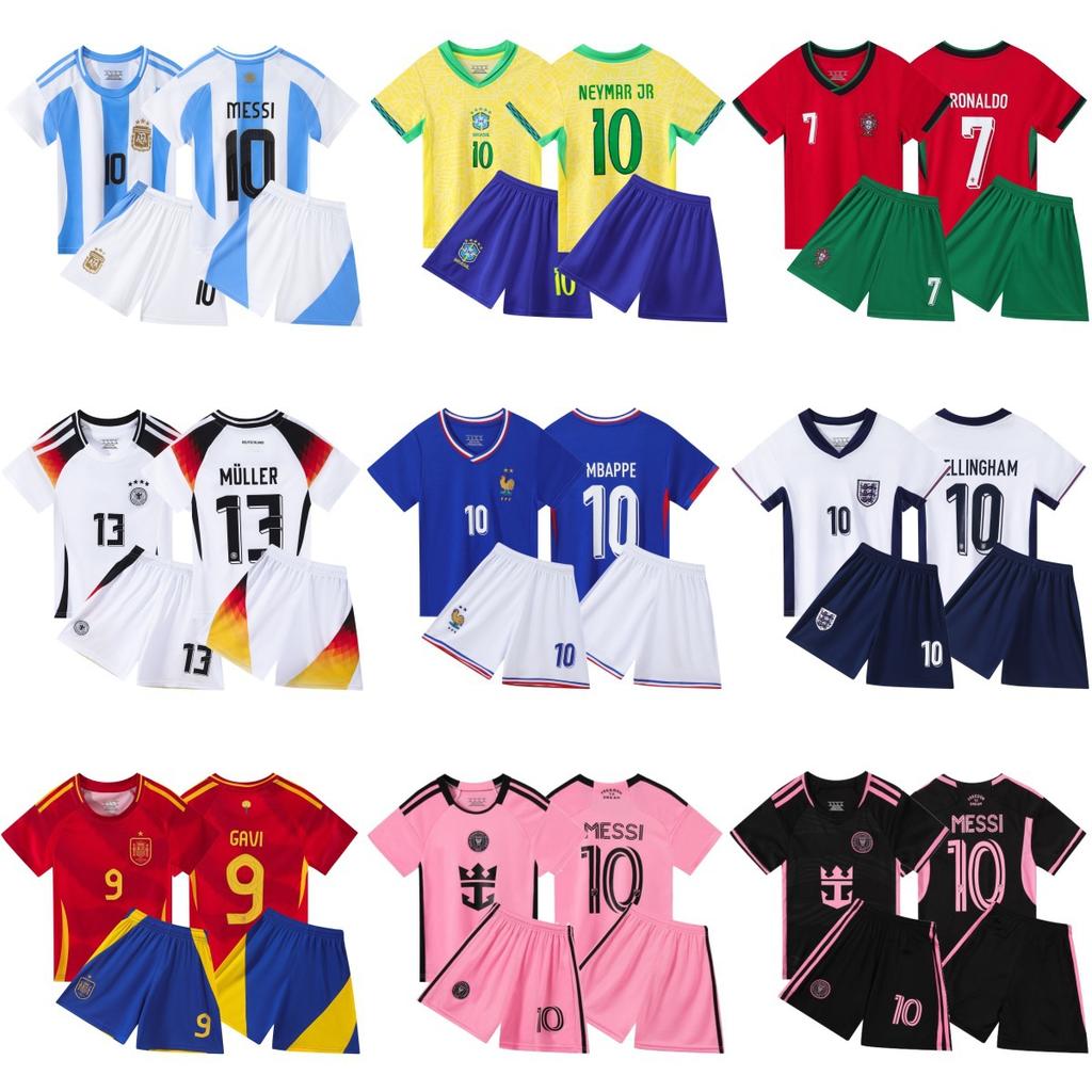 European Cup jersey Children's ball asterisk football jersey set Baby primary school football training class team jersey Kindergarten