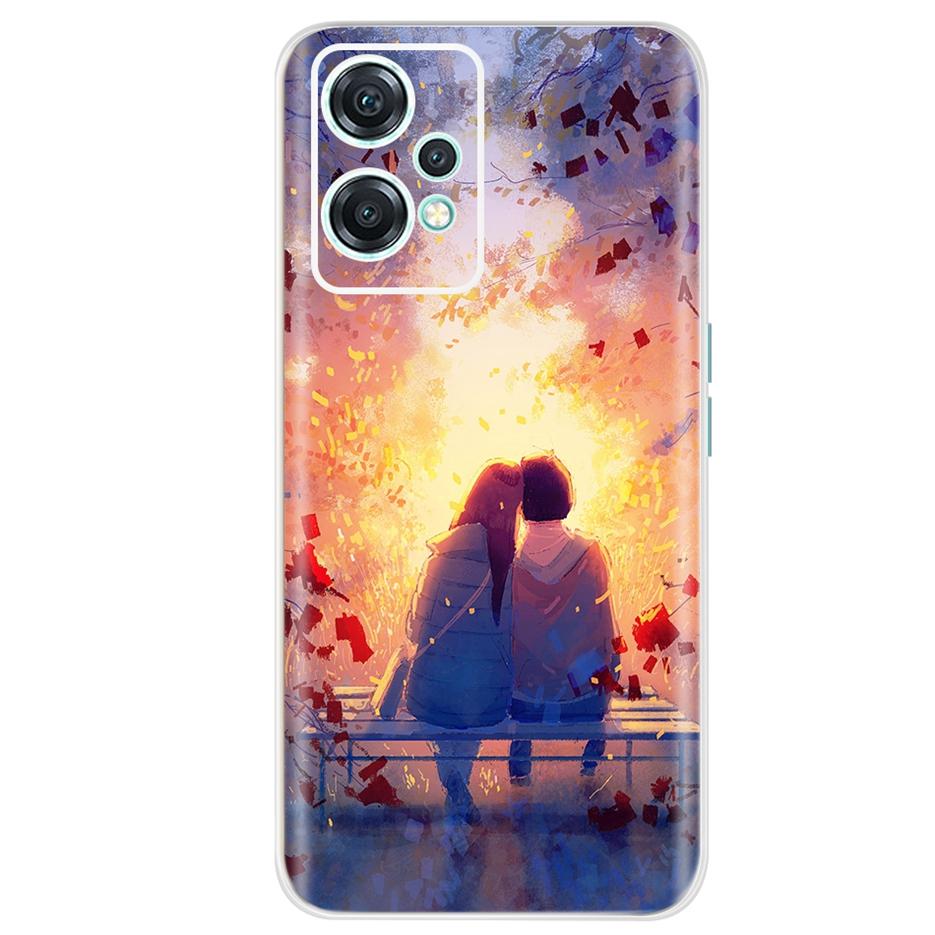 

For Oneplus Nordce 2 Lite 5G Case CPH2381 Cute Cat Cartoon Soft Silicone Phone Case For Oneplus Nord CE 2 Lite Back Cover Bumper Oneplus Nord 2 Lite
