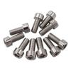 20 Pcs Bike Water Bottle Cage Bolts Stainless Steel Hexagon Head Bolts Screws M5x12mm Bottle Cage Holder Bolts Screw