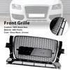 Chrome/Black Front Bumper Grill Grille 8R0853651B Fit Q5 2009-2012