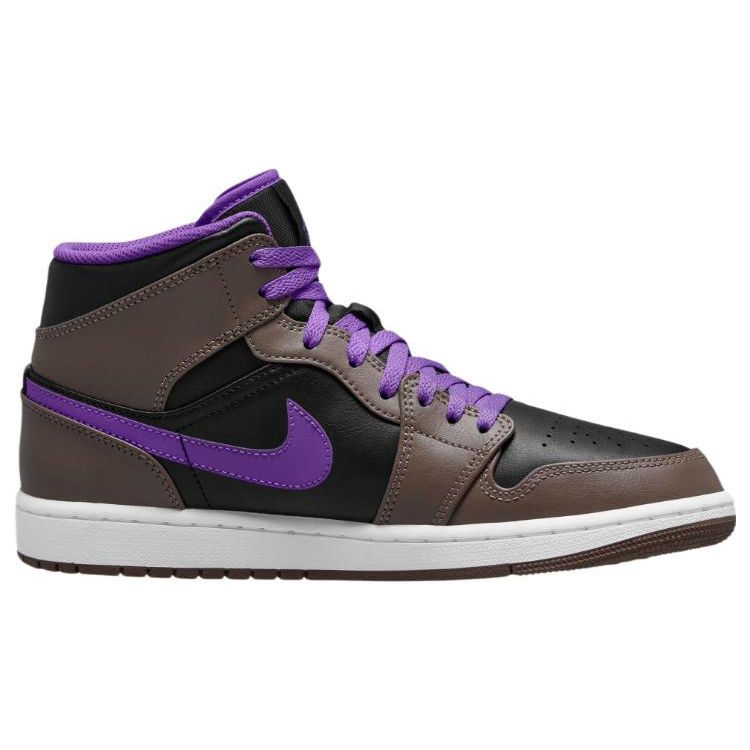 Pánske tenisky Air Jordan 1 Mid Palomino Hnedé Wild-Berry Biela DQ8426-215