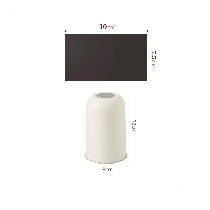 

Magnetic Hanging Toothbrush Cup for UnderCabinet No Drill Adhesive Mount Upside Down Design Drains Durable Couples Bathroom Set белый