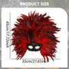 Feather Headdress Cosplay Headband Headwear Photo Props Fancy Dress Masquerade for Thanksgiving