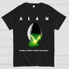 Alan nello Spazio Nessuno Può Sentirti Nello Spazio Unisex 100% Cotone Estiva Casual Fresca Larga Maglietta