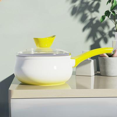 Ceramic Small Milk Pot Home Non-stick Baby Food Pan Kitchen Gas Cooker Induction Cooker Universal Instant Boiling Noodles Pot