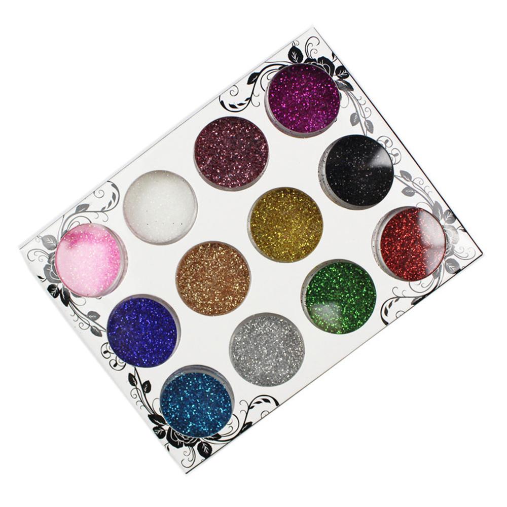 Color Nail Art Glitter Nail Sequins Decoration Tool Glitter for Gel Nail Art Set