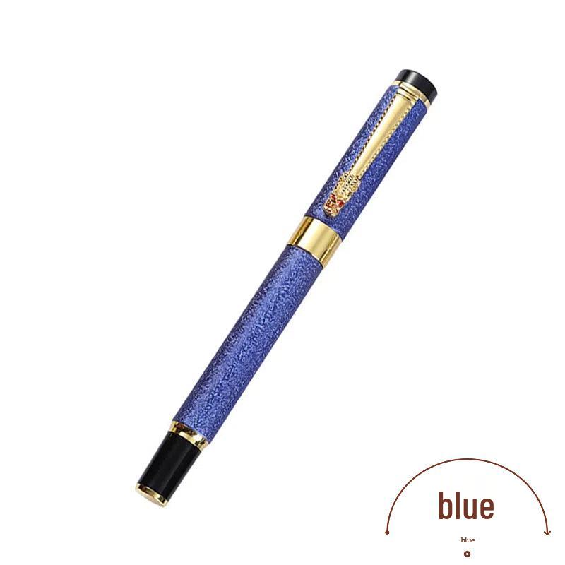 Chinese Dragon Head Metal Pen Set: Ballpoint, Rollerball, Fountain - Business Office Gift