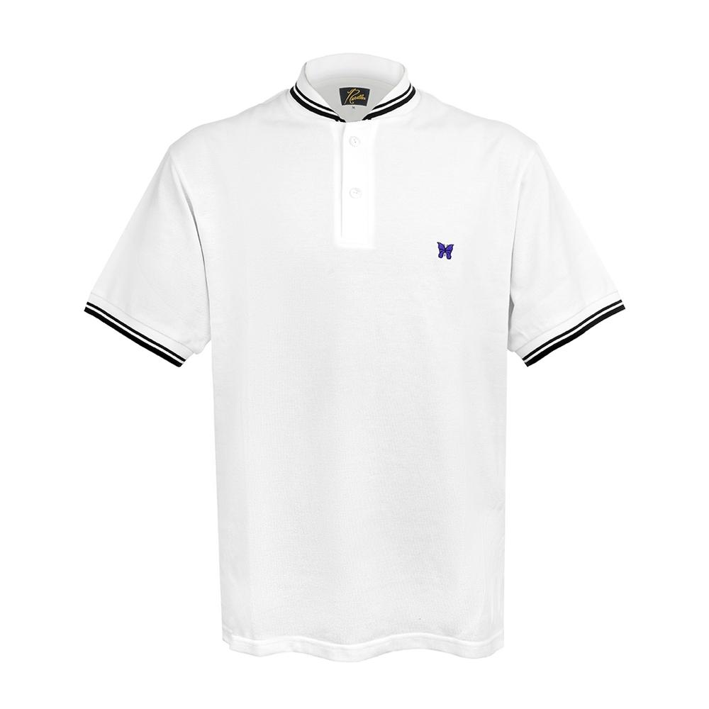 

NeedleS Men S ShorT Sleeve T ShirT A Off whiTe ShAwl collAr Polo Qv354 QV354 A-Off White (XL)