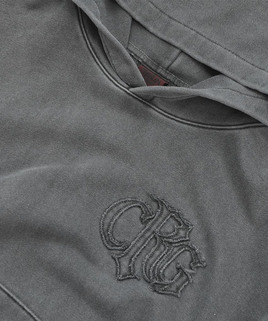 Logo Applique Hoodie Pigment Charcoal