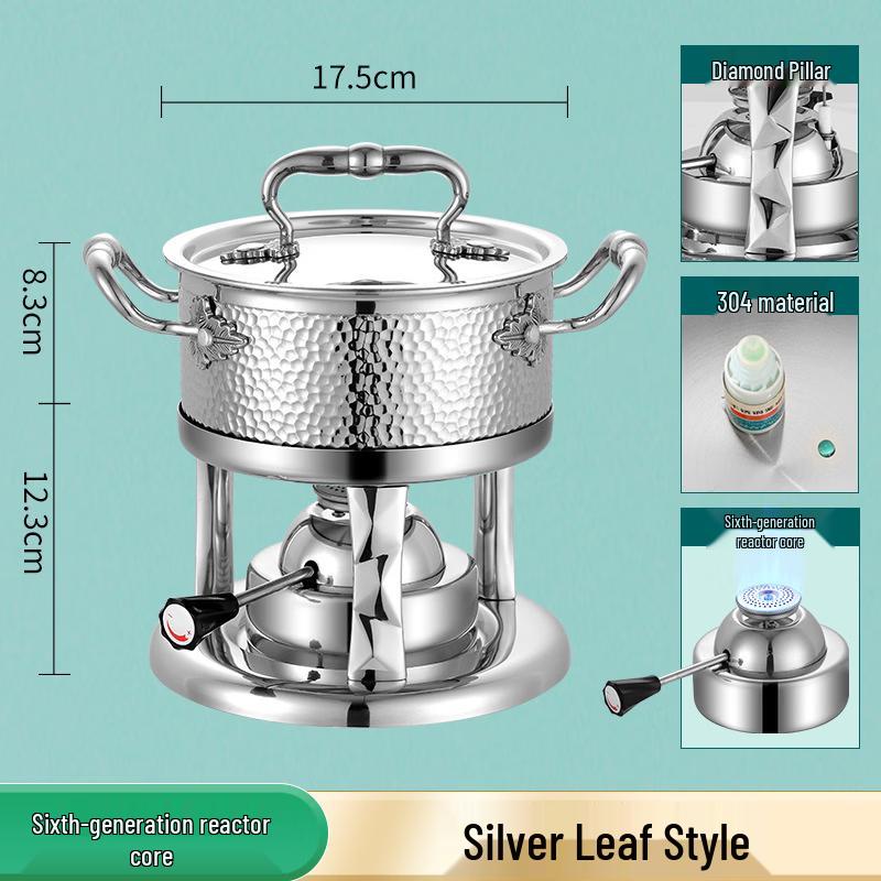 Uotuo Stainless Steel Portable Mini Hot Pot