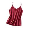 Stain Silk Women Summer Camisole Sleeveless Ladies' Base Vest Spaghetti Strap Top  Layering Piece